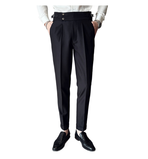 Neapolitan British slim fit trousers, business casual trousers, trousers