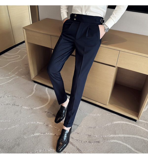 Neapolitan British slim fit trousers, business casual trousers, trousers - Image 6
